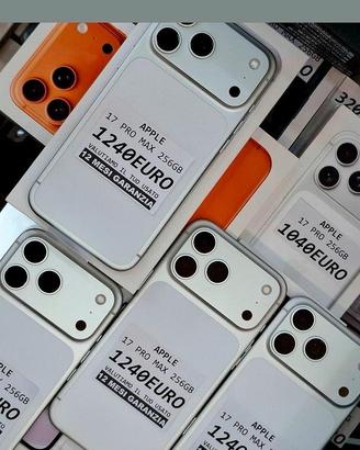 Iphone 17 pro max 256gb silver