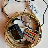 striscia led bianco caldo 5 metri usata come foto