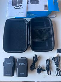 BOYA BY-WM4 Kit microfono wireless lavalier pro