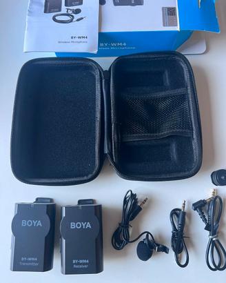 BOYA BY-WM4 Kit microfono wireless lavalier pro