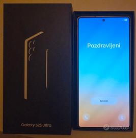 Samsung S25 Ultra 256GB Blu/Argento+ accessori.