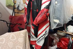 tuta in pelle Spike tg 56