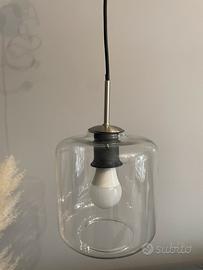 Luce a sospensione in vetro