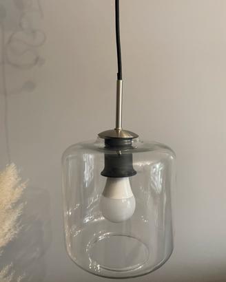 Luce a sospensione in vetro