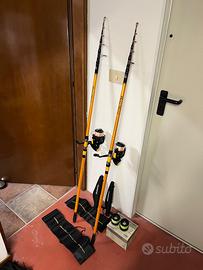 Coppia Canne e Mulinelli Shimano BeastMaster surf