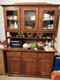 credenza legno massello arte povera