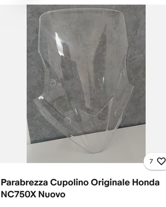 Parabrezza cupolino originale Honda