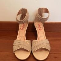 Sandali Miss Sixty in pelle scamosciata beige n 39