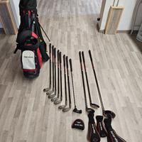 Borsa da golf con 11 mazze da golf