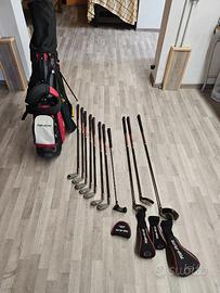 Borsa da golf con 11 mazze da golf