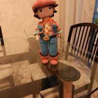 Piccolo Cow Boy - Pupazzo amigurumi