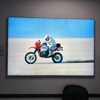 GIGANTOGRAFIA GASTON RAHIER BMW PARIGI DAKAR