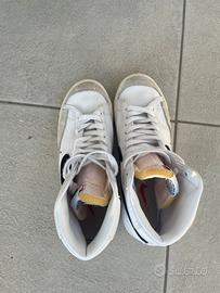 Scarpe NIKE BLAZER bianche uomo