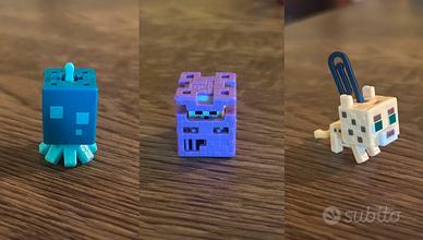 Kinder Joy X Minecraft lotto 3 pezzi
