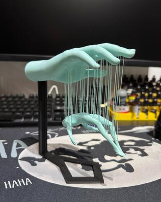 “Il Burattinaio" Scultura Artistica 3D