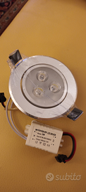 Faretti a incasso a LED risparmio energetico