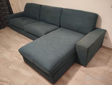 Divano Ikea 3 posti con chaise-longue