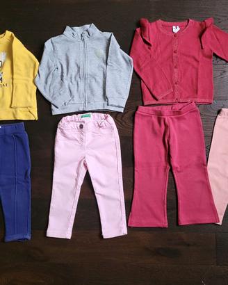 Set firmato autunno inverno 7 pezzi 2 anni