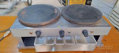 Macchina per Crepe a 2 piatti