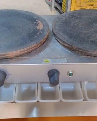 Macchina per Crepe a 2 piatti