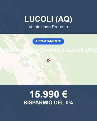 Immobile in asta di 39 m² a Lucoli