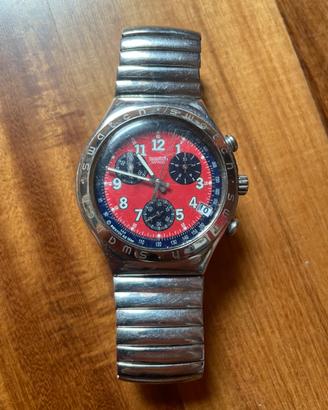 Swatch Irony Chrono Secret Agent Red YCS405