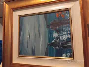 Quadro placcato in oro 