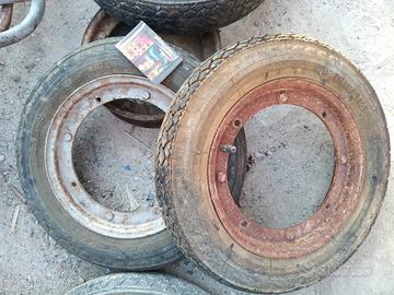 cerchi vespa 50 r special 1° serie ruote 9" cerch