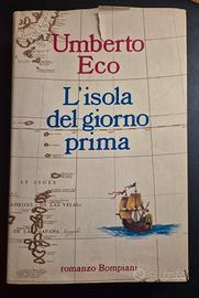 Libro Vintage  "L'isola del giorno prima" 1994