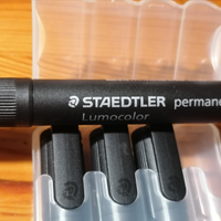 Set 4 pennarelli Staedtler Lumocolor neri