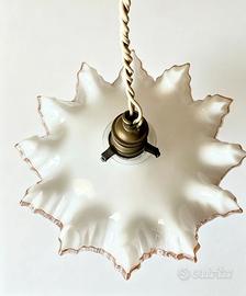 Lampada a sospensione vintage ( stile fazzoletto)
