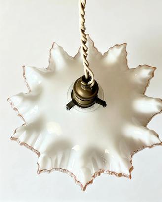 Lampada a sospensione vintage ( stile fazzoletto)