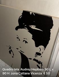 Quadro tela Audrey Hepburn