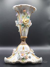 Base per lampada porcellana Napoleon Capodimonte