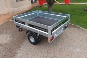 Carrello 750 kg trasporto cose con sponde