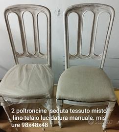 Sedie/Poltroncine bianche