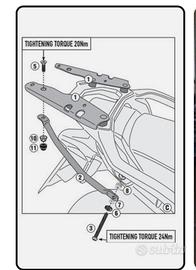 Givi sr1201 Transalp 750