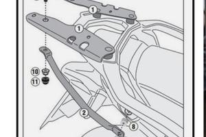 Givi sr1201 Transalp 750