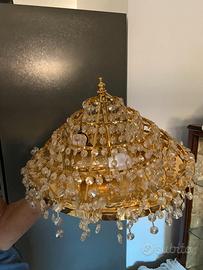 lampadario gocce di cristallo