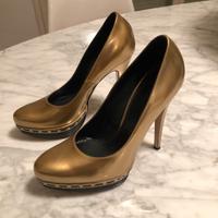 Scarpe donna color Oro decoltè Sebastian
