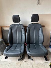 Sedili in pelle neri Bmw Serie 1 F20 2017 Sport