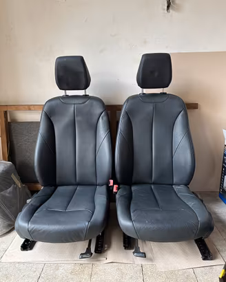 Sedili in pelle neri Bmw Serie 1 F20 2017 Sport