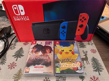 Nintendo Switch + giochi + microSD 128 + accessori