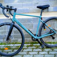 Bici gravel AF Discover Van Rysel  Verde Pino