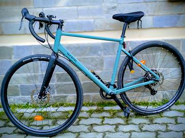 Bici gravel AF Discover Van Rysel  Verde Pino