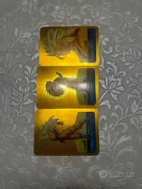 CARTE DRAGON BALL Z SERIE ORO