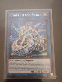 cyber drago sieger carta di Yu-Gi-Oh secret rare 