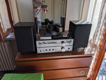 Hi-Fi JVC Vintage + Diffusori Eltax Monitor III 