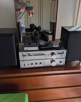 Hi-Fi JVC Vintage + Diffusori Eltax Monitor III 