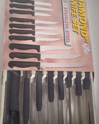 Set coltelli acciaio